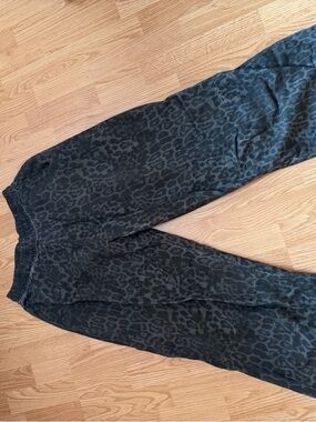 Jaded London Black Leopard Print Joggers